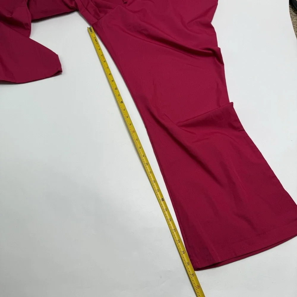Cherokee Scrubs Pants Pink Womens 2XL Drawstring Raspberry‎ 4101 Modern Classic